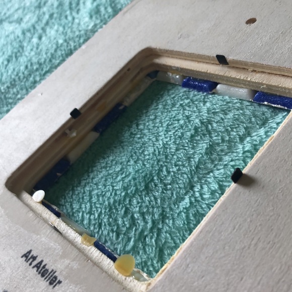 Two Handmade Ceramic Tile Picture Frames - Picture 7 of 8